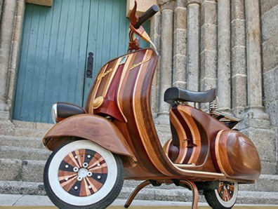 Wooden Vespa
